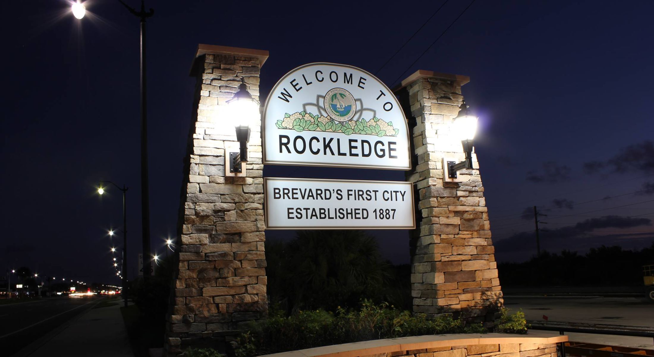 Rockledge, FL welcome sign