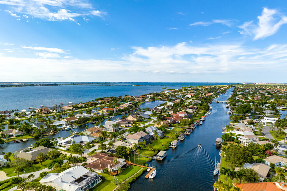 Skyline of Satellite Beach, FL